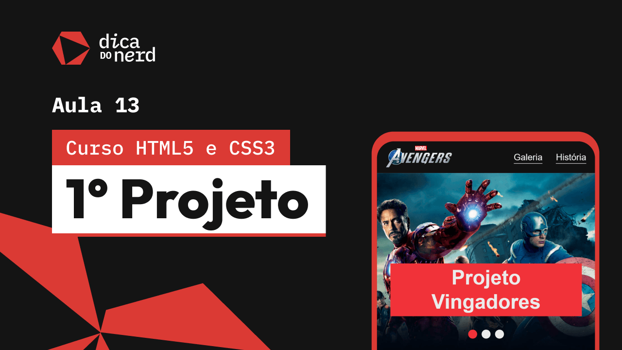 Curso de Html5 e Css3 - aula 13: Primeiro projeto - Site responsivo